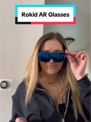 How cool are these?! #fyp #arglasses #smartglasses #techtok #rokidmax #rokid #tiktokmademebuyit #tech 