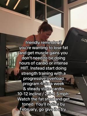 strength training and zone 2 cardio = RESULTS 🔗 in bio for the workouts #weightlossjourney #fatlossworkout #howtogetinshape #howtostartworkingout #bellyfatworkout #zone2cardio 