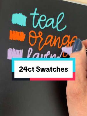 Satisfying swatch video?  YES PLEASE!  Watch as @rockandrosegold swatches our 24ct chalk marker set. #loddiedoddie #chalkmarkers #swatchvideo #swatch #swatches