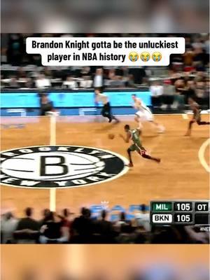 I almost feel bad for him… #brandonknight #nbamemes #unlucky #milwaukeebucks #posterized #deandrejordan 