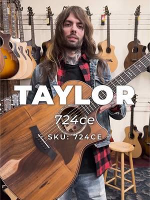 Hey Benji, got any all-koa acoustic guitars? 🎶 The Taylor 724ce delivers with solid Hawaiian koa for the back, sides, and top. Make it yours at elderly.com. #GuitarTok #GuitarPlayer #Guitars #AcousticGuitar #TaylorGuitars #Taylor724ce #GuitarsofTikTok #Guitar #OldTownLansing