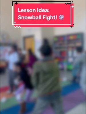 A little classroom snow fun. #teacher #music #teachers #musicteacher #teachertok #elementaryteacher #snow #musicclass #generalmusic #musiclesson #lessonplans #elementarymusic #musiced #lessonideas #musiceducation #teachersoftiktok #lesson #snowball #snowballfight 