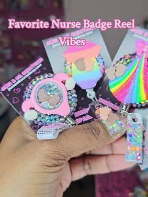 She's gonna make sure she got a cute set of badge reels! Those new mommies are gonna love her!  Comment your specialty below! #nursetok #icunurse #blacknurses #cnasoftiktok #nursepractitioner #nurselife #badgebuddy #nurseproblems #pedsnurse #registerednurse #surgicalassistant #healthcare #NurseAccessories #lpn #nursestudent #badgereel 