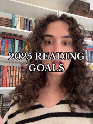 Just some goals for 2025 - idk if this app will be here for me to look back on tho #BookTok #danireadsbooks 