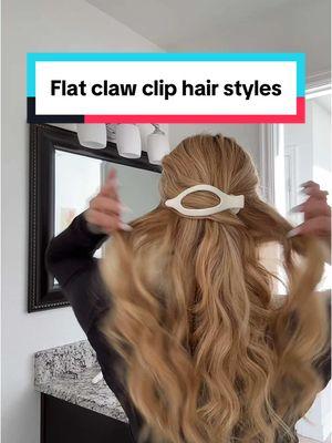 How is a flat claw clip not viral ? . #hairstyle #hairtutorial #hairstyles #frenchtwisttutorial #frenchtwisthair #haircare #hairgrowth #hairtok #hairtips 