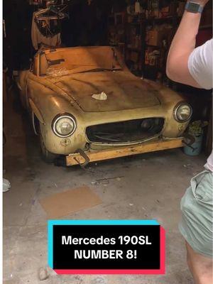 Mercedes 190SL Serial Number 8 FOUND! #wddetailing #detailing #carwash #carcleaning #satisfying #satisfyingvideos #barnfind #fyp #abandoned #cardetailing #pressurewashing #asmr #trending #trend 