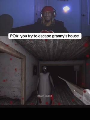 Nah IM OUT #gaming #grannyhorrorgame #horror #horrorgaming #jumpscare #reaction #twitchclips #gameplay 