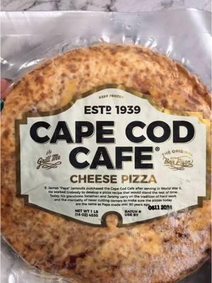 #ad Cape Cod Cafe South Shore Bar Cheese Pizza! 🍕 Cape Cod Cafe is known for their 10-inch pies that are thin with freshly proofed dough, a homemade sauce that is oregano-based and topped with a cheddar cheese blend.   I thought the flavors of the sauce and cheese blend were so delicious and the crust was perfectly crisp! Since I can’t make the trip up to their local Massachusetts locations, I’m so happy to find them at Walmart!  They do also ship their frozen pizzas nationwide. #thecod #originalbarpizza #southshorebarpizza #theoriginalbarpizza #capecodcafe #pizza #walmart #walmartfinds #asmr #Foodie #asmrfood #foodblogger #Foodie #foodreview #tastetest #foodasmr #foodtiktok @Capecodcafepizza @Walmart 