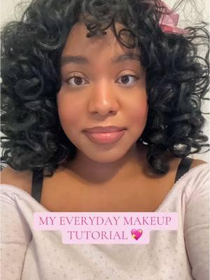 Repost cause the last one flopped 😭 But here’s my everyday makeup routine 🥰🩷 #makeup #cosmetics #makeuptutorial #blackgirlsofinstagram #hyperfem #coquette #hyperfeminineaesthetic #pinkcore