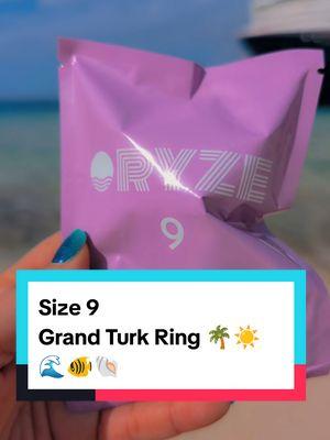 Here is the size 9 Ring for the Grand Turk! 😍🌴☀️ It is absolutely beautiful. #fyp #fypシ #foryoupage #ryze #cruise #cruise2025 #rings #sterlingjewelry #shopwithme #ryzeandsparkle #grandturk 