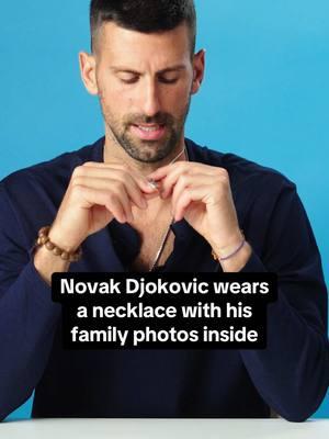 Novak Djokovic shares the story behind his two necklaces #novakdjokovic #tennis #serbia 