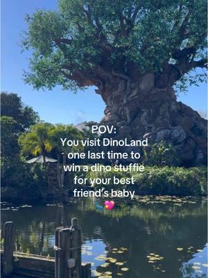 Today at Animal Kingdom was extra special because I got to win one last Dino stuffie for my best friend’s baby before DinoLand closes. Walking through the park, soaking in the sights, and reliving all the nostalgic vibes of this area made it feel even more magical. It’s the little moments like this that remind me why Disney holds such a special place in my heart. DinoLand, you’ll be missed, but the memories (and this adorable dinosaur) will last forever. 🦖✨ @𝘼𝙨𝙝 𝙂 ❤︎  #DisneyMagic #AnimalKingdom #DinoLandUSA #DisneyNostalgia #DisneyLife #DisneyMemories #AnimalKingdomVibes #DisneyStuffedAnimals #DisneyMoments #MagicInTheDetails #disneyworld #disneyparks #disneytiktok 