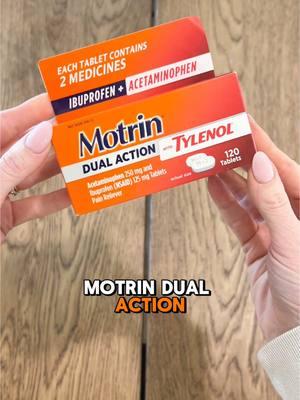 @Motrin relieving my aches and pains. Ibuprofen is the active ingredient in Motrin and Acetaminophen is the active ingredient in Tylenol. Ask your medical provider if you have questions before taking a new medication. #newmom #momtips #newmomsoftiktok #painrelief