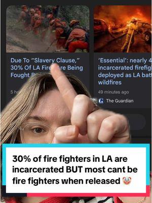 Literally screaming rn make this logic make sense to me PLEASE #lafires #prisonreform #americaisthebadplace 