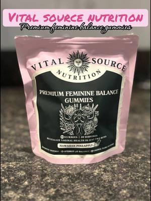 Vital Source Nutrients great with balancing feminine pH and more.  #vitalsource #vitalsourcenutrition #vitalsourcegummmies #fyp #paratii #phbalance #feminineproducts #gummies #immunesupport #immunedefense 