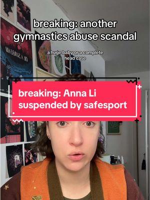 Another women’s gymnastics abuse scandal involving former national team member Anna Li - disappointed but not surprised. #gymnastics #womensgymnastics #gymnasticscoach #olympian #uclabruins #elitegymnastics #olympicgymnastics #gymnasticstumbling #tumbling #unevenbars #creatorsearchinsights  