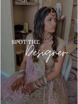 Can you recognize the designer of these gorgeous bridal clothes? 😍 #bridallehenga #southasianbride #southasianweddings #destinationwedding #designerclothes  south asian bride, bridal makeup, high demand areas, dream wedding look, makeup transformation, bridal beauty, peak wedding season, bridal wedding lehenga, destination wedding, designer clothes, indian designer