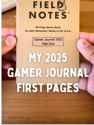 First three pages of gamer journal 2025 😪 #gamerjournal #journaling #cozygamers 