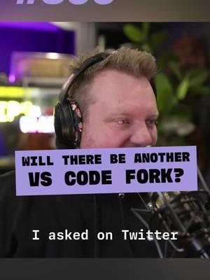 there will probably be another vs code fork in 2025 🆕 Clip from yesterday's episode: 2025 Web Development Predictions 🔗 syntax.fm/866 💬 In this 2025 web development predictions episode, Scott and Wes make guesses about what will happen in AI, React, CSS, Svelte, servers, and more over the next couple years. #AI #webdev #syntaxfm #React #tech2025 #techpredictions #2025 #javascript #Podcasts#syntaxfm