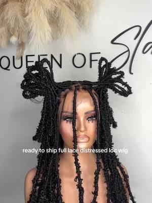 1st wig of 2025✨ let’s get into this full lace distressed loc wig. She’s ready to ship 😍🫶🏾 I’ll have more ready to ship protective style wigs available soon. Also accepting custom wig orders.  . . . . . . . #distressedlocs #distresslocs #fauxlocs #fauxlocs #fauxdistressedlocs #locwig #mermaidlocs #austinhairstylist #atxhairstylist #gluelesswig #pflugervillehairstylist #roundrockhairstylist #protectivestyle 