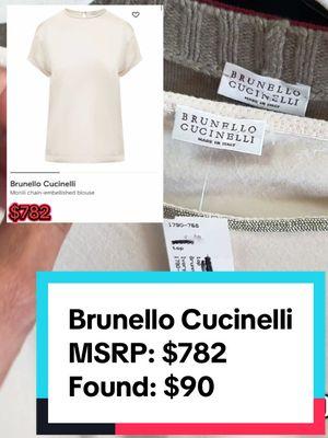 I found Brunello Cucinelli for $90 at a consignment store in Las Vegas! save the most money shopping for authentic Designer goods in Las Vegas, and be sure to follow!!    FYI- My IG is better  #f#fypl#lasvegastiktokf#fashiontiktokb#brunellocucinellim#mensfashion