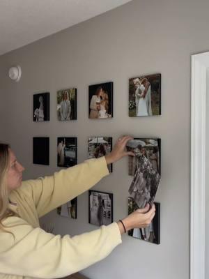 Now @jacy klaire can relive each wedding moment through her Fresco Tiles ✨💛 #fresco #frescotiles #frescophototiles #trulyengaging #wedding #weddingphotos #weddinggallery