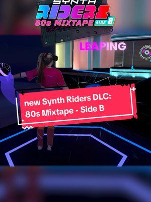 time for some THROWBAAACKS @synthridersvr released a new song pack today called 80s Mixtape Side B! the tracklist has some great classics like Don't Stop Me Now by Queen and Just Like Heaven by The Cure 😊 #synthriders #queen #dontstopmenow #vr #80s #80smusic 