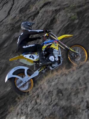 Austin Teyler and his Nitromethane Suzuki RMZ750 at the nightmare hillclimb '21 #sportsvideography #custommotorcycle #hillcimb #motocross 