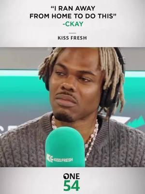 “I ran away from home to do this”  - @CKay 😎🎶 🎙️ @KISSFRESH  #nigeria #naijanews #celebrity #music #ckay