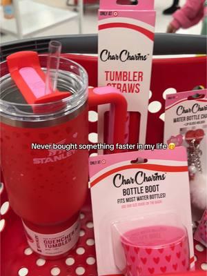 ✨LIMITED EDITION V-DAY STANLEY + ACCESSORIES✨ Available online!! Search CharCharms on target.com 🎯 #stanley #stanleytumbler #vdaygift #vdaybasket #giftsforher #valentinesdaygiftideas 