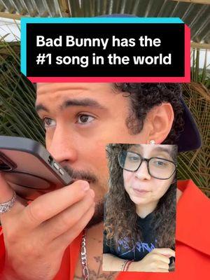 Bad Bunny has the #1 song in the world #applemusic #baileinolvidable #dakiti #badbunny #benitomartinezocasio #badbunnypr #puertorico #puertorico🇵🇷 #dtmf   #debitirarmasfotos@Bad Bunny 