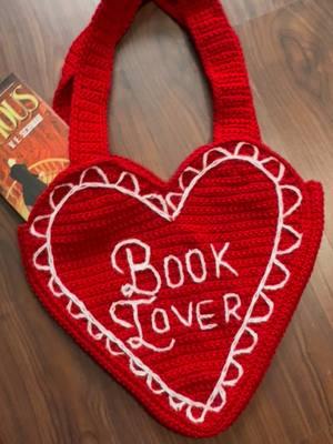 Continuation of my handmade version of the viral book lover tote from Barnes and Noble. And one of my favorite books from one of my absolute favorite authors @Victoria “V.E.” Schwab #barnesandnoble #hearttotebag #booklover #crochet  