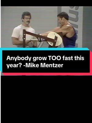 Anybody grow TOO fast this year? -Mike Mentzer #goldenerabodybuilding #mikementzer 