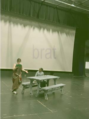 sooooo SPACE GIRL may not be 360 but it is 270! Follow the rehersal process as we place this production on a THRUST STAGE (3-sided)! 💚 #theatre #northwestschoolofthearts #nwsa #artsschool #highschooltheatre #spacegirl #play #springplay #highschoolplay #360 #brat #charlixcx #thrust 