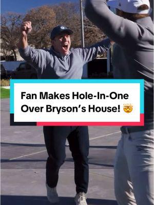 On his 5th attempt!!! 🤯 @Bryson DeChambeau #fyp #golf #golftiktok #golftok #holeinone #brysondechambeau 