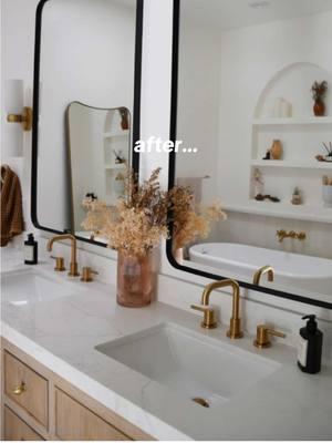 ✨ Transform your space just like @jessicakarama did! 🛁 Her stunning before-and-after makeover shows how the right vanity can completely elevate your bathroom. 🌿 Looking for your own dream upgrade? Shop now and bring this style to your home! ✨ #BathroomInspo #VanityGoals #ShopNow 