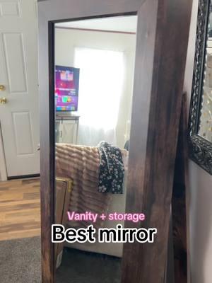 Perfect 🤩 #vanitymirror #bodymirror #fypシ #jewelryorganizer 