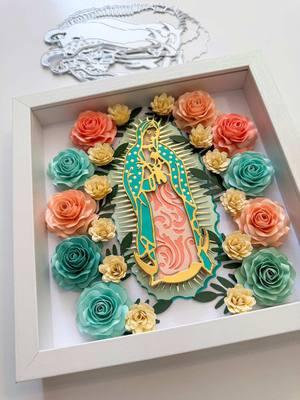 Virgencita Thinlit Troquel #fyp #fyñシ゚viral #viral #crafts #virgendeguadalupe #virgencitatroquel #cricut #sizzix 