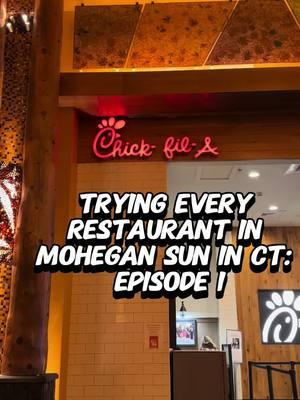 Trying every single restaurant in Mohegan Sun and writing an honest review! Today we tried Chick-fil-a Mohegan Sun Resort and weren’t impressed. The bread is often stale and you’re not allowed to use your Chick-fil-a app! What?! You are allowed to use your Mohegan sun points to pay for your meal. It is more expensive due to be being in a casino, but that doesn’t equal better food. There are two John’s that work there are they are fabulous and always polite. #mohegansun #chickfilaislife #Foodie #foodreview #honestreview #Connecticut #ctvisit #cteats #cteatsout