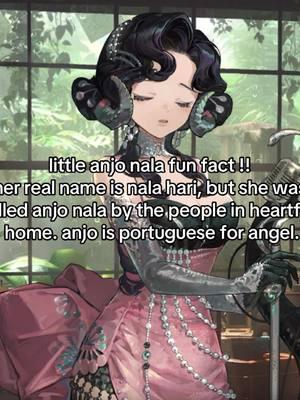 yes, her name is based off mata hari (they gave her sister the name) #anjonala #anjonalareverse1999 #reverse1999 #r1999 #pardofelisgf 