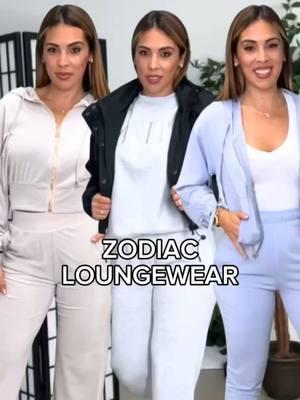 Find Your Sign's Perfect #Loungewear Fit 🌟 3 Cozy #Outfits, All Based On Your Zodiac Vibes⁠ ⁠ ♎⁠ 🔎 V-Neck Basic T-Shirt (White) 🔎 Cropped Zip Up Hoodie & Jogger Pants Lilac (2 PCE SET) ⁠ ♏⁠ 🔎 Black Zip Up Puffer Cropped Hooded Jacket 🔎 Relaxed Fit Fleece Sweatshirt Grey "Bonita" 🔎 High Waisted Fleece Jogger Pants Light Grey ⁠ ♍⁠ 🔎 Hooded Zip Up Velvet Tracksuit Beige (2 PCE SET) #ModaXpress #modaxpressonline #zodiacvibes #Outfits #sweatpants #sweater #jacket #hoddie #Top  #Bottom #loungewearstyle #fyp #fashiontiktok #TikTokShop #TikTokMadeMeBuyIt #tendenciasmoda