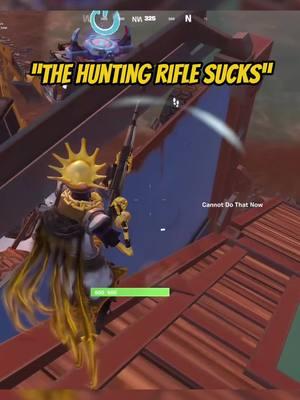 Hunting rifle can be good fr #ryansgoldensea #fortniteclips #fortnite #fyp #streamer 