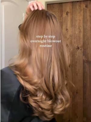 How @Kylie Silkwood does her Overnight Blowout hair routine! Watch through for the full blowout tutorial!  Kylie is using the grandes on her long hair! #theovernightblowout #overnightblowout #hairblowout #blowouts #blowoutstyles #hairroutine #overnightcurls #heatlesscurls #blowouthair 