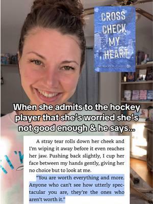 He knows her worth 🥹  #authormikaylachristy #crosscheckmyheart #sportsromance #hockeybooks #bookrecommendations #bookrec 