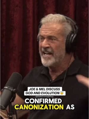 Replying to @Not Chuckin Flixin here’s some more of Mel getting biblical with Joe 😎 #clips #podcast #jre #melgibson #joeroganpodcast #joeroganexperience #christianity #christian #evolution 