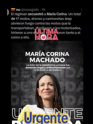 #maria#corina#fyp #secuestrada#en#venezuela#fypシ゚viral 