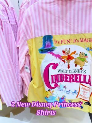 If you are a Disney Princess lover you are in luck! 2 new Disney Princess button down shirts featuring Cinderella and Sleeping Beauty! #disneyshirts #disneybuttondown #disneyprincess #sleepingbeauty #cinderella 