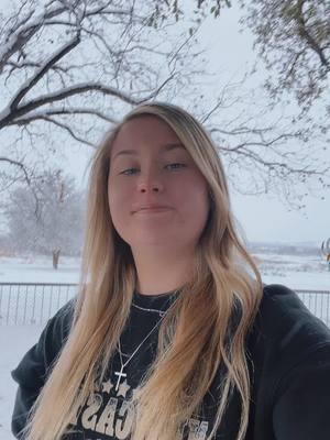 Winter wonderland ❄️ #fyp #onelastbreath #creed #texas #vacation #snow #snowday #viralvideo #blondesdoitbetter 