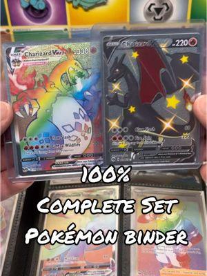 100% COMPLETE set Pokémon binder of #championspath and #pokemongo #pokemon #tcgpokemon #pokemoncards #pokemonfyp #charizard #completeset #pokemontiktok 