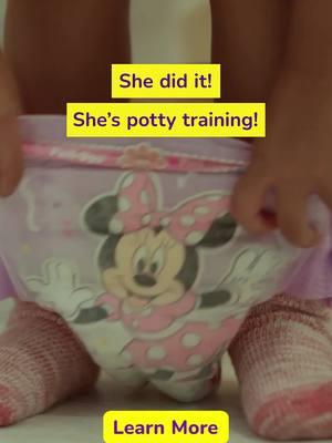 Wherever you’re at on your potty-training journey, consider the #1 and #2 potty-training pros proud. 💜 #PullUps #ImABigKidNow #PottyTraining